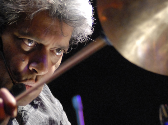 Master drummer Trilok Gurtu lust for eyes and ears